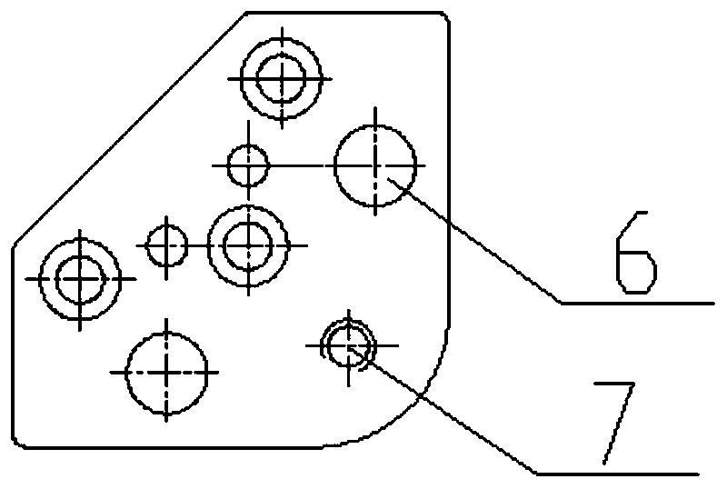 A combined assembly method of three-axis turntable inner frame components