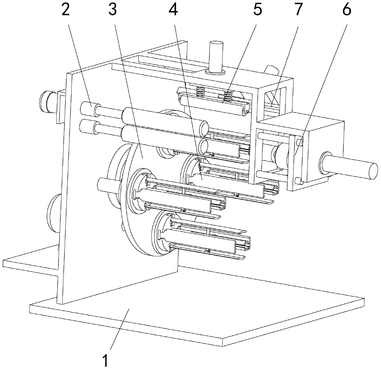 Plastic thin film preparing and coiling method