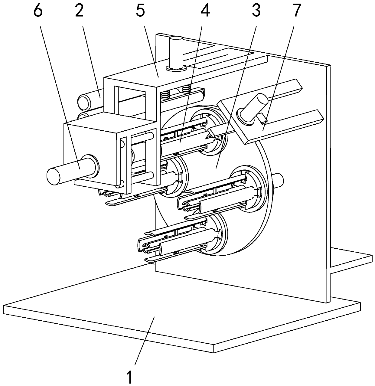 Plastic thin film preparing and coiling method