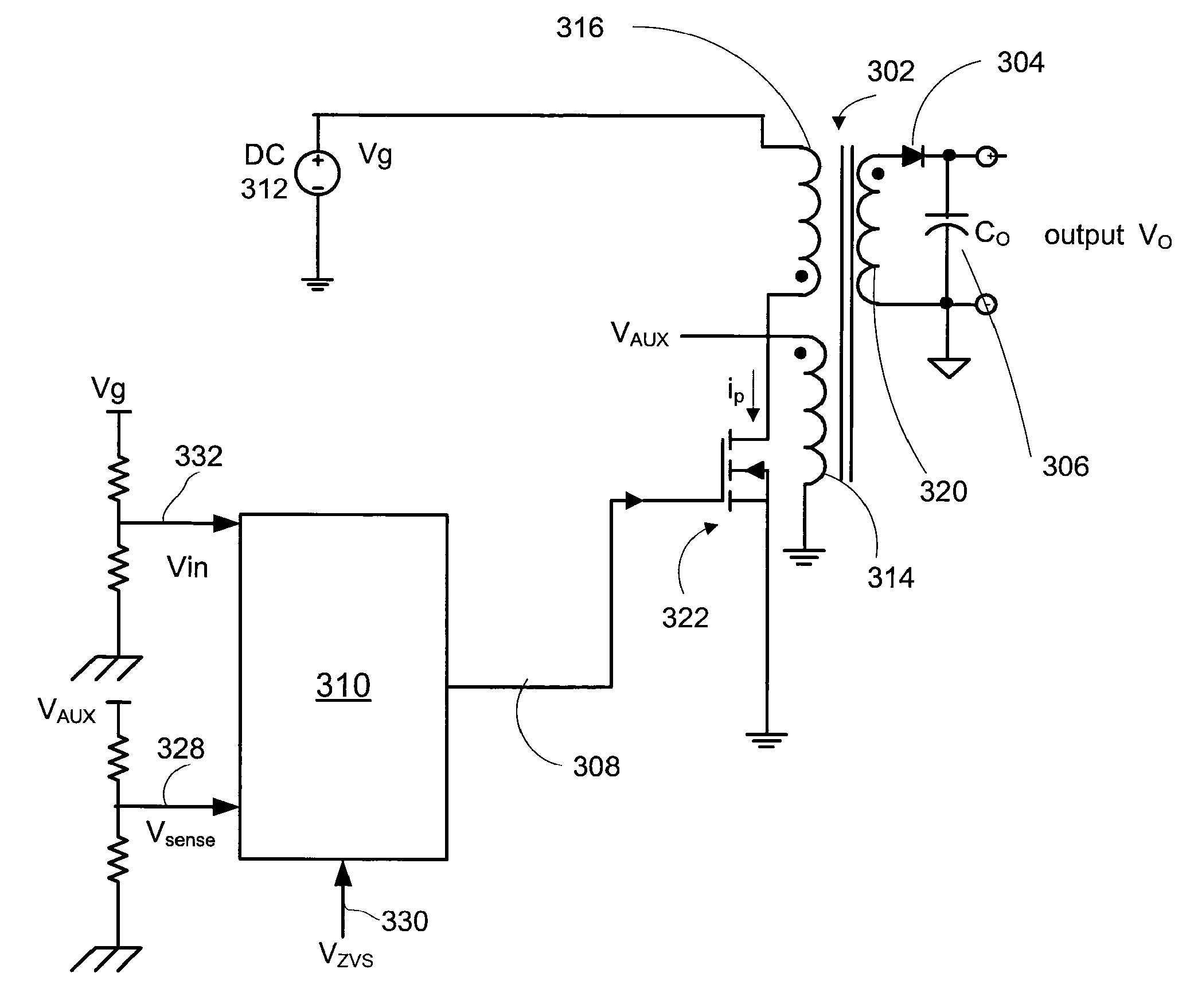 Power converter with emulated peak current mode control