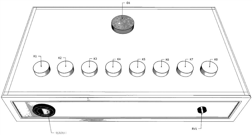 Multi-person voter device for differential amplification circuit teaching