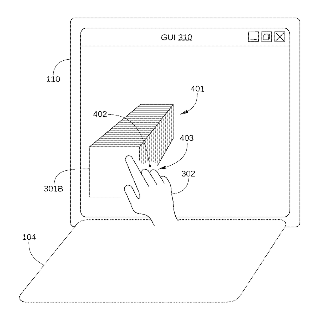 Techniques for cut-away stereo content in a stereoscopic display