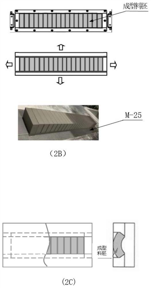 Full-automatic pressure-free magnetic powder forming machine and manufacturing method of magnetic powder forming blank