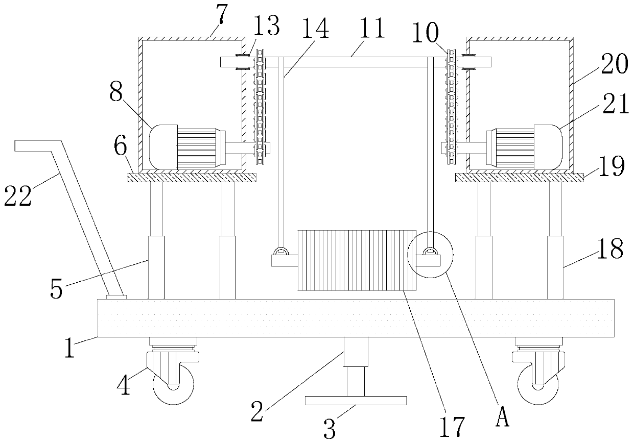 Device for installing cable conveniently and quickly