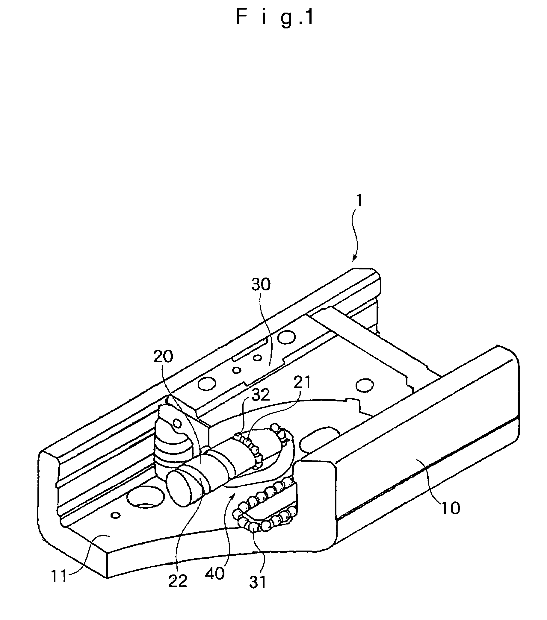 Rolling body screw device