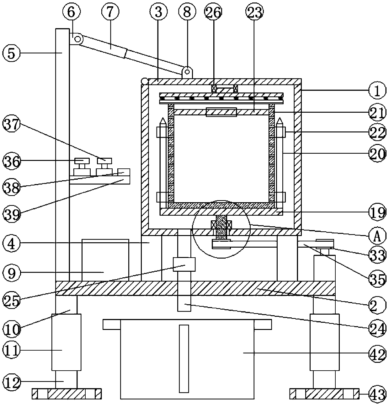 Automatic deoiling device for bolt deoiling