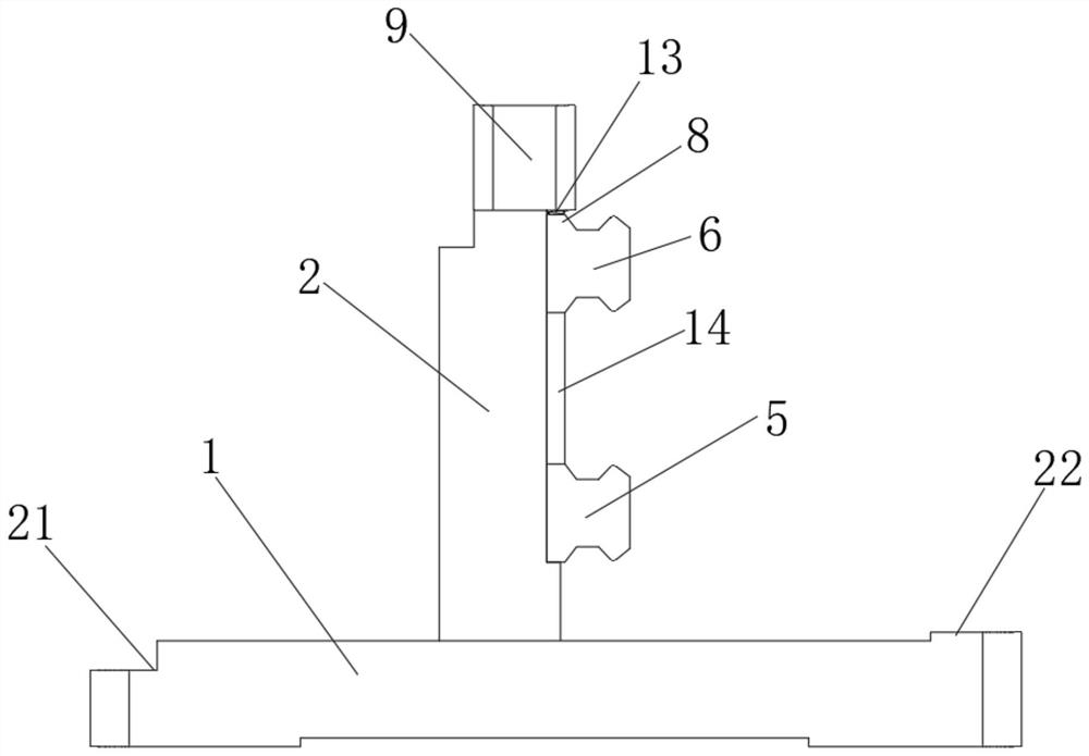 Splicing structure of linear motor carrying device