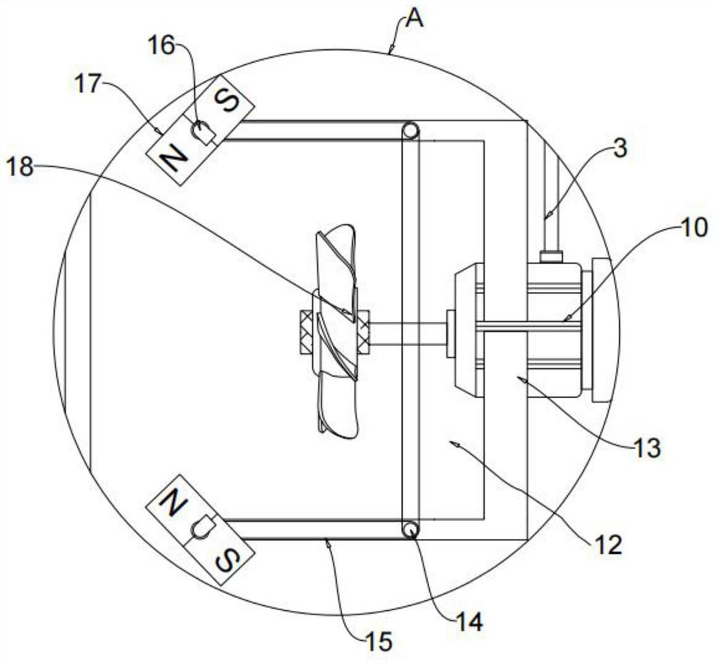 Environment-friendly sewage filtering equipment based on deformation of magnetic-control filter screen