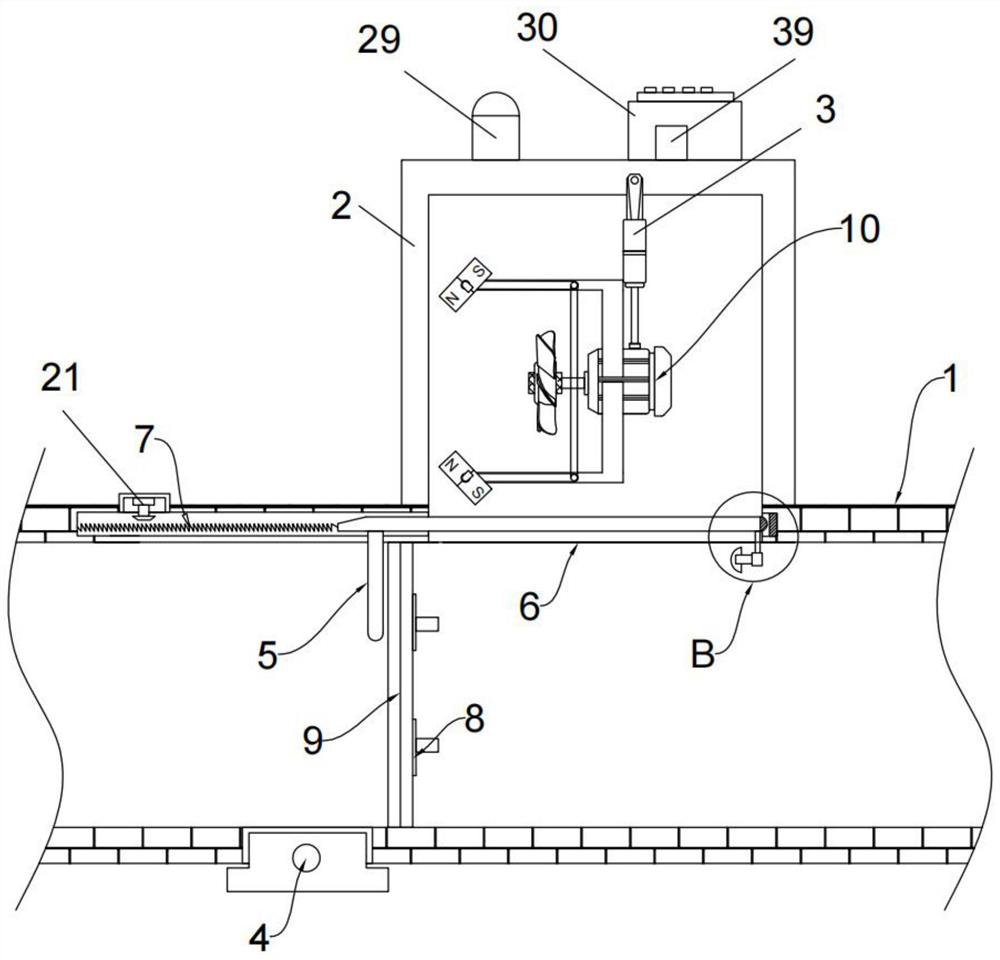 Environment-friendly sewage filtering equipment based on deformation of magnetic-control filter screen