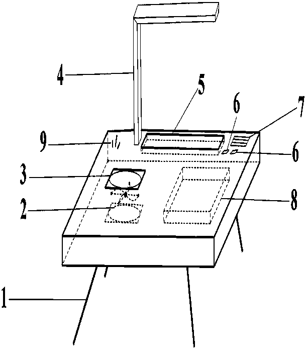 Multi-purpose bed desk with illuminating and cooling functions