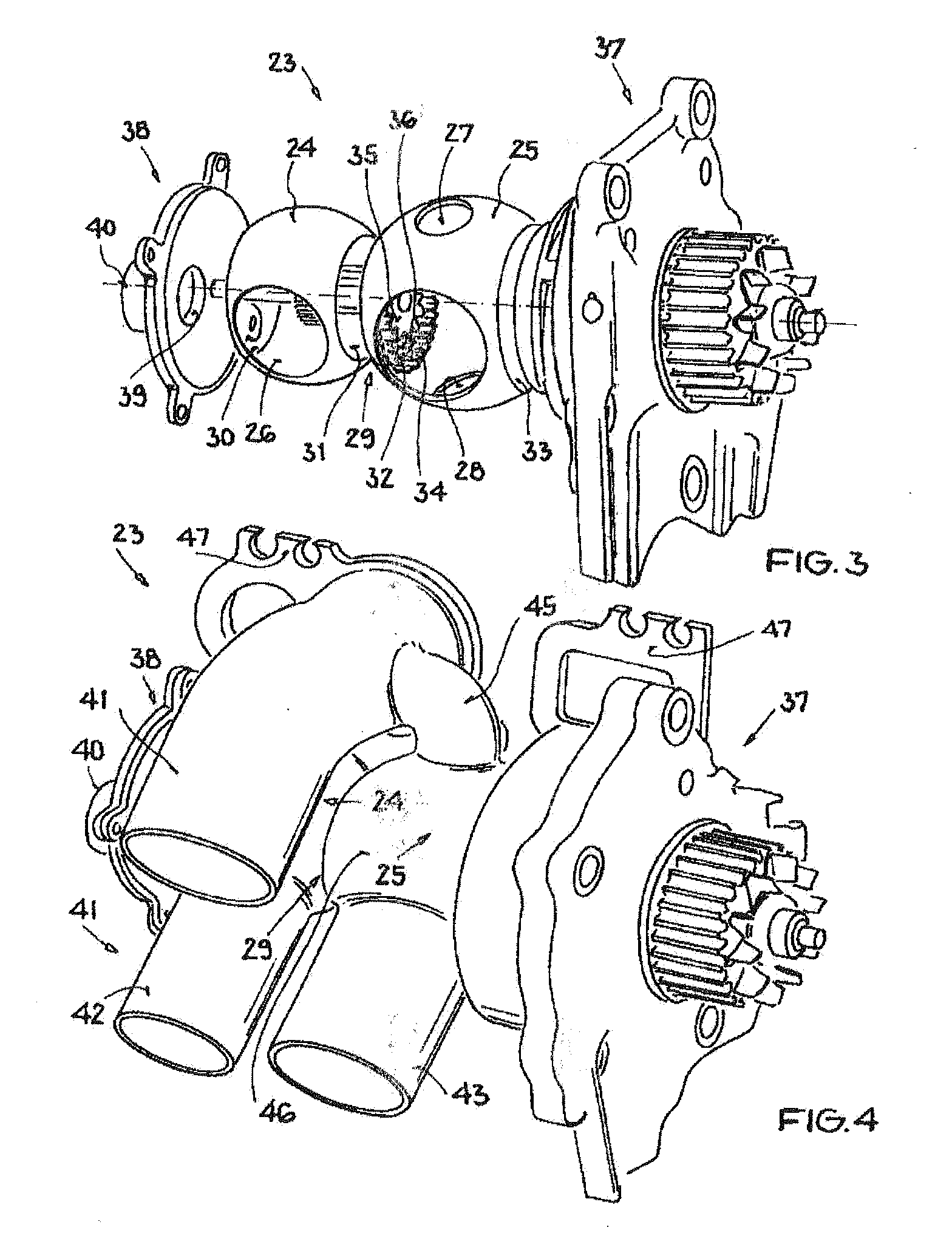 Rotary slide valve, in particular for a coolant circuit, which has a plurality of branches, of an internal combustion engine; electromechanical assembly