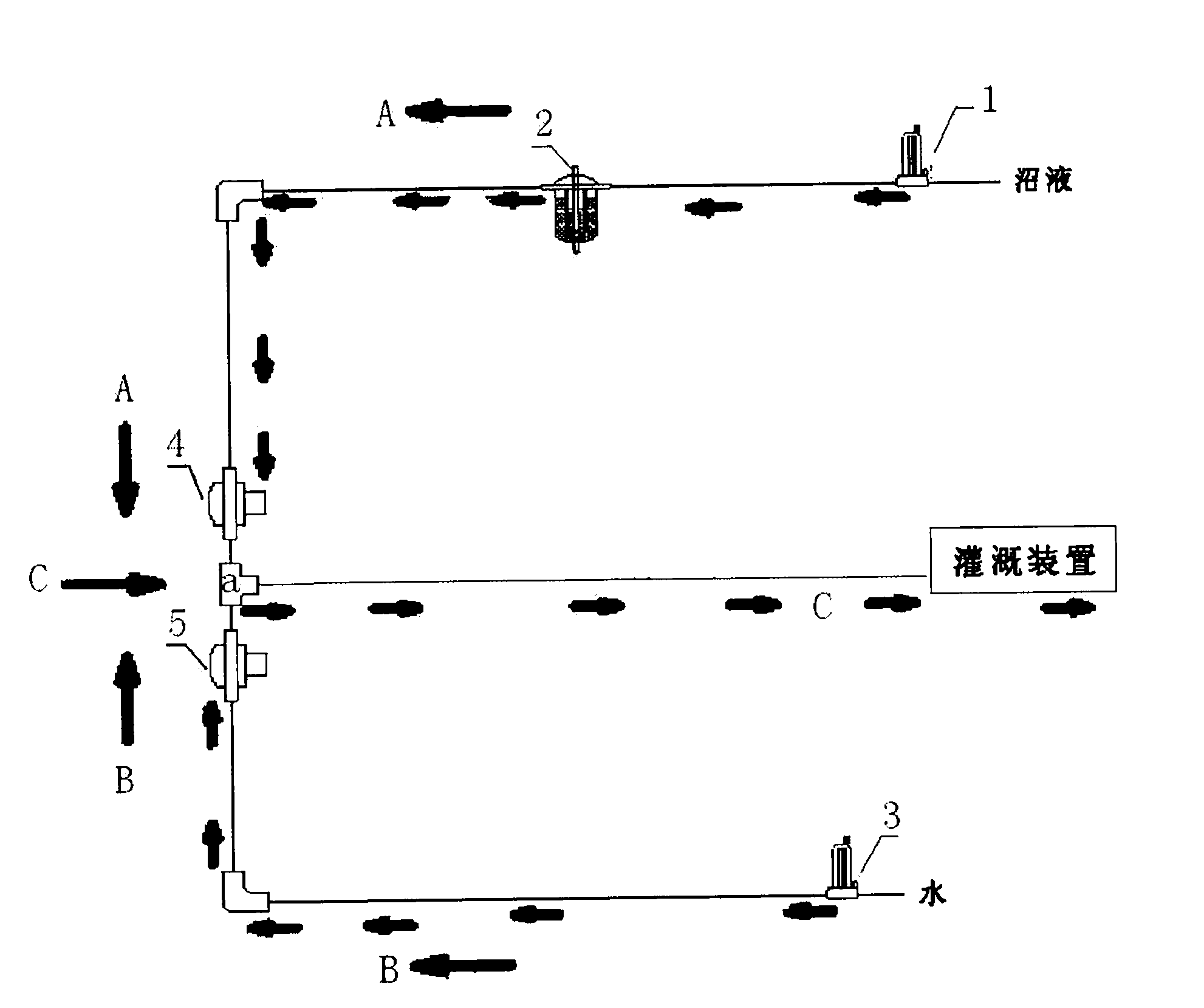 Fertilizing equipment for precipitating, aerating, filtering and proportioning biogas slurry and increasing water-soluble oxygen