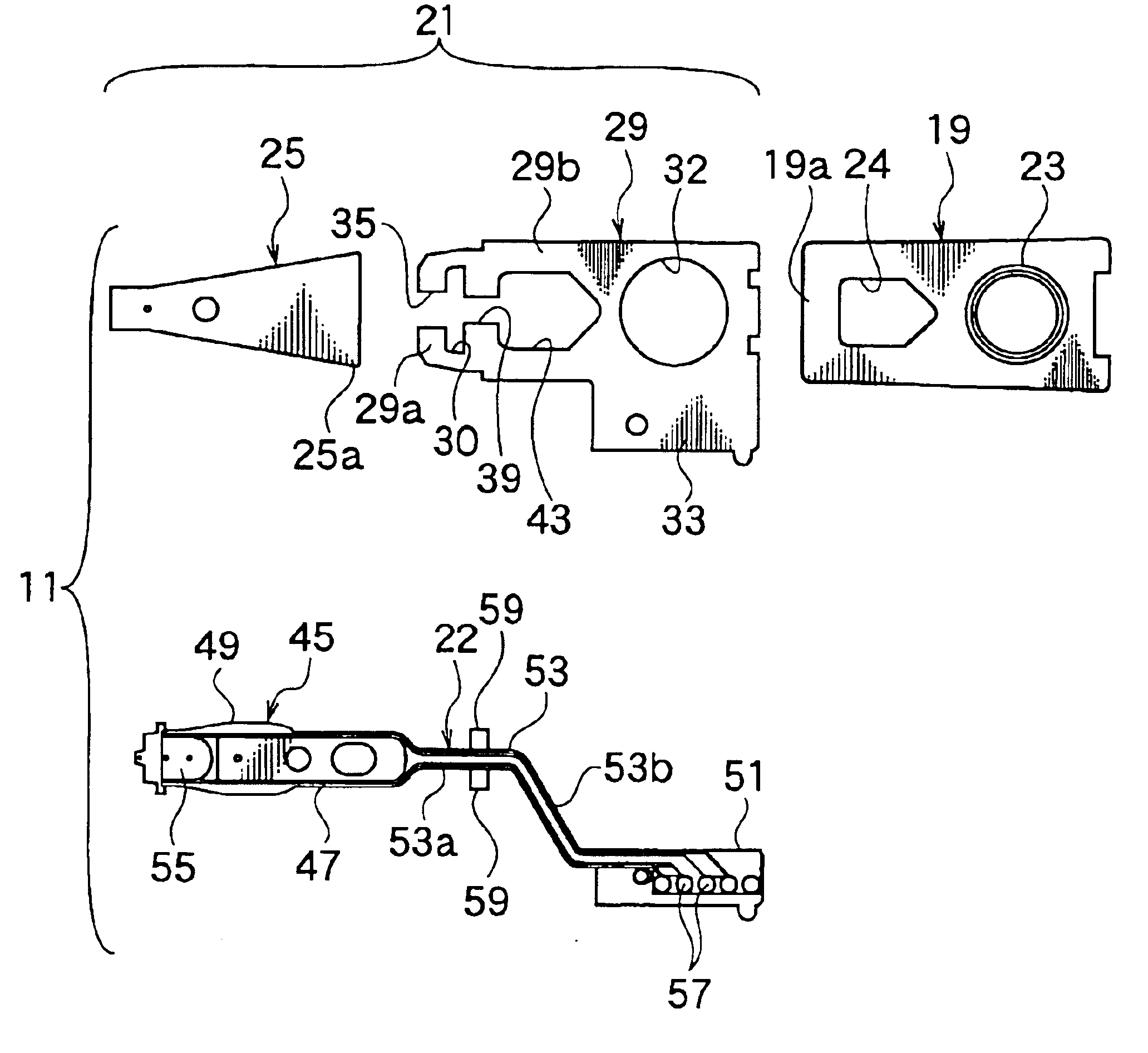 Head suspension for disk drive