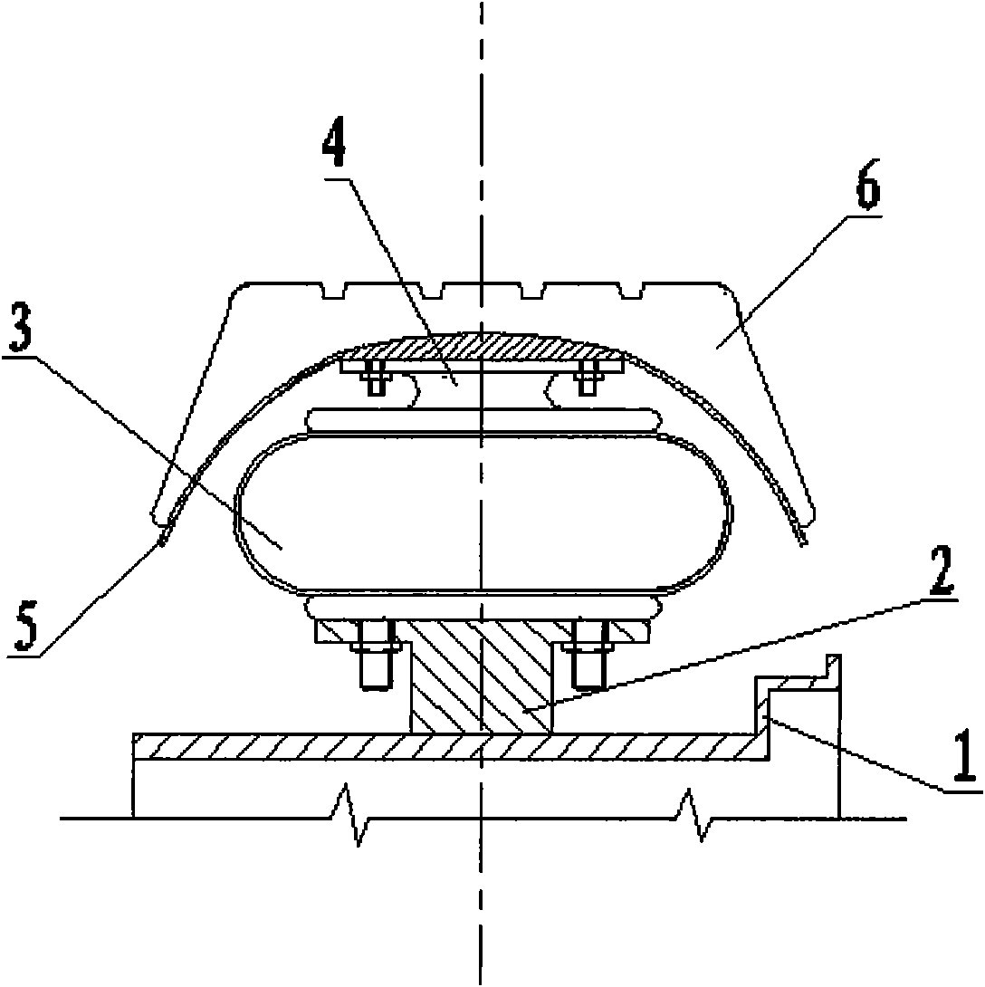 Elastic unit combined tire