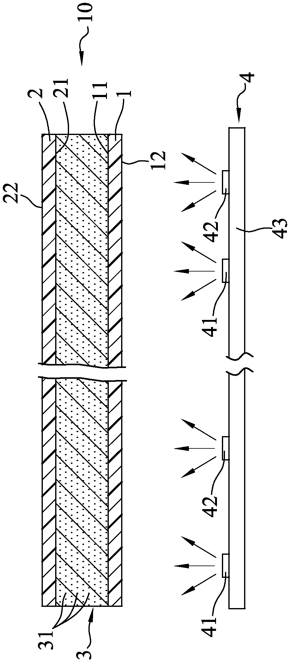 Quantum structure light emitting module