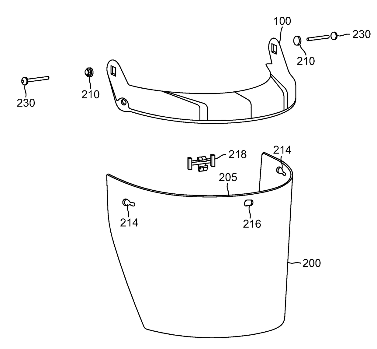 Protective face shield