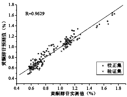 Real-time release detection method for ginkgo leaf medicinal material