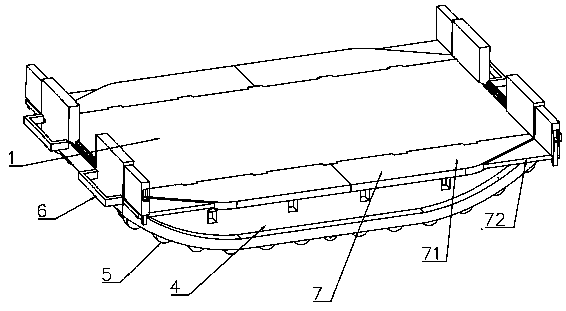 Ground-attaching rescue bed