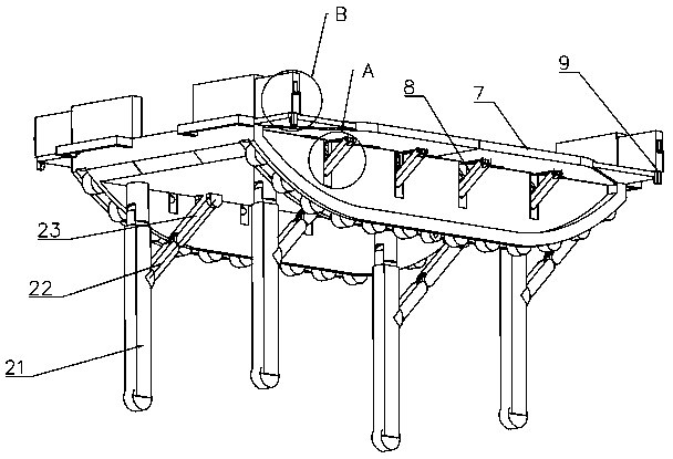 Ground-attaching rescue bed