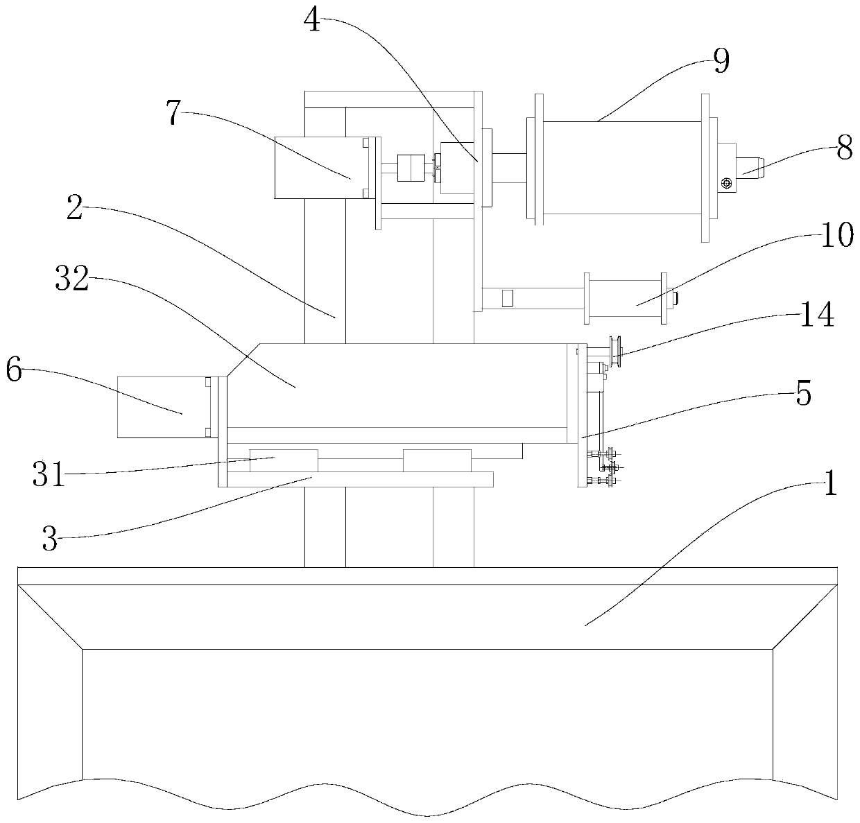 Tensioning device of frameless micro-coil winding machine