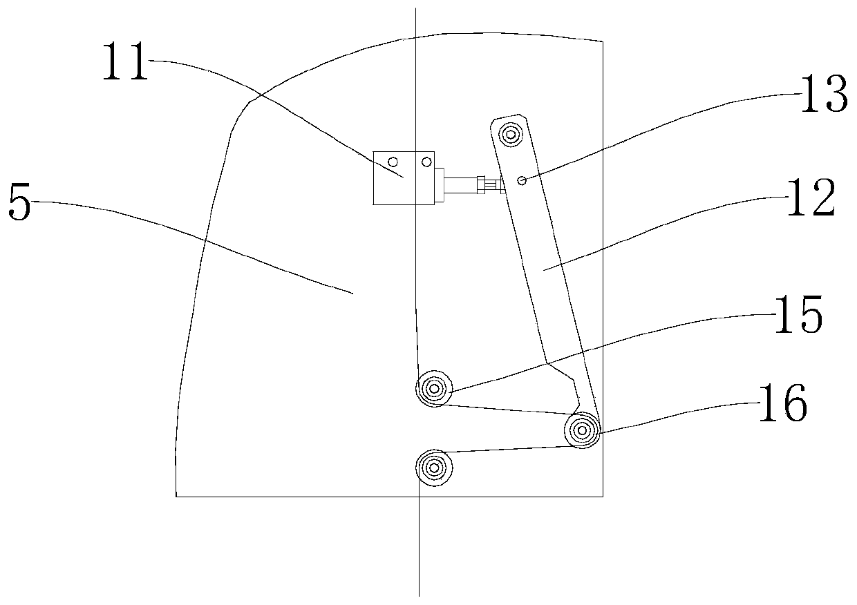 Tensioning device of frameless micro-coil winding machine