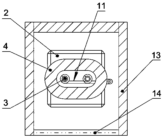 Non-energy-consumption instrument anti-freezing device