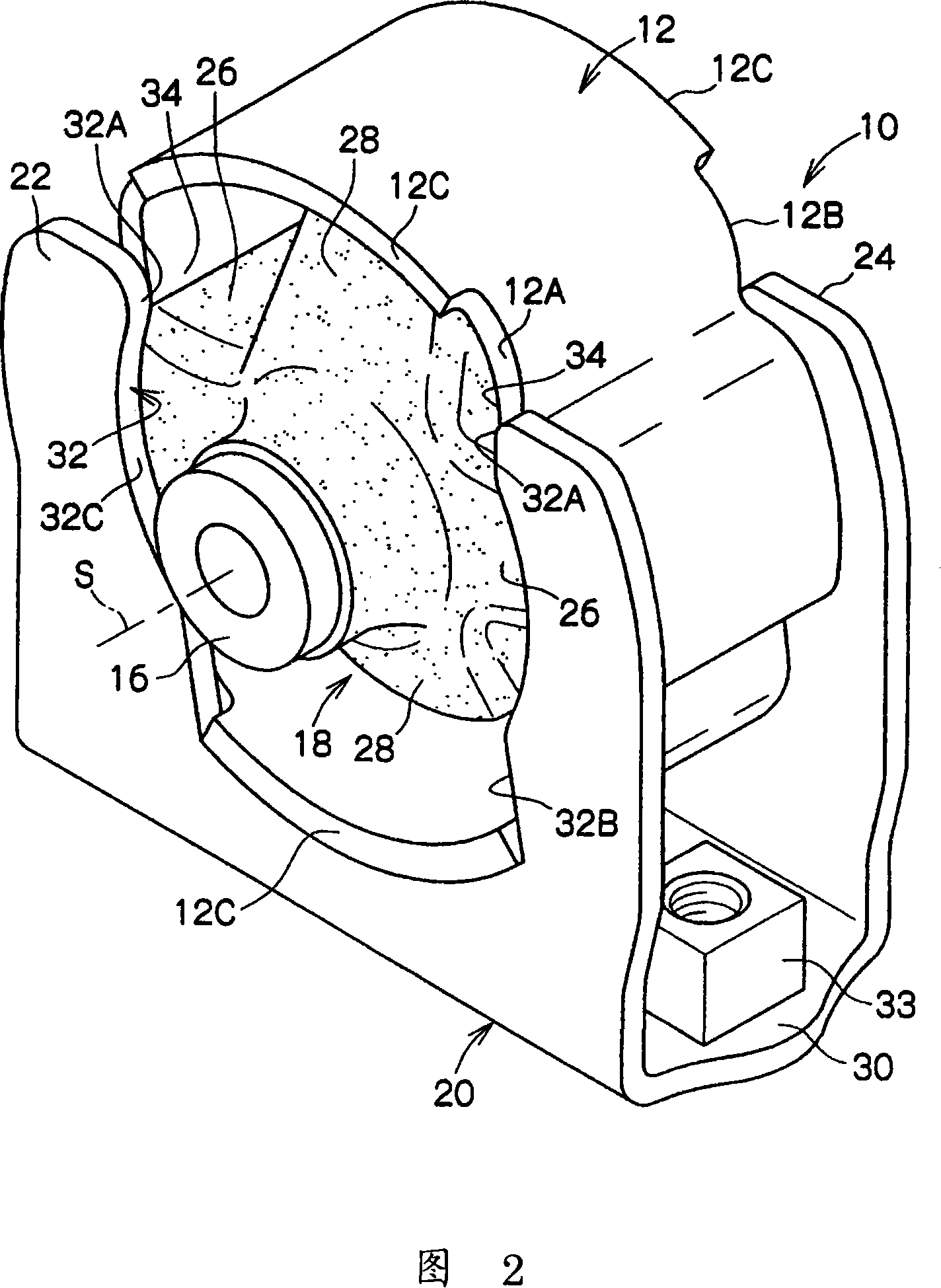 Vibration isolating device