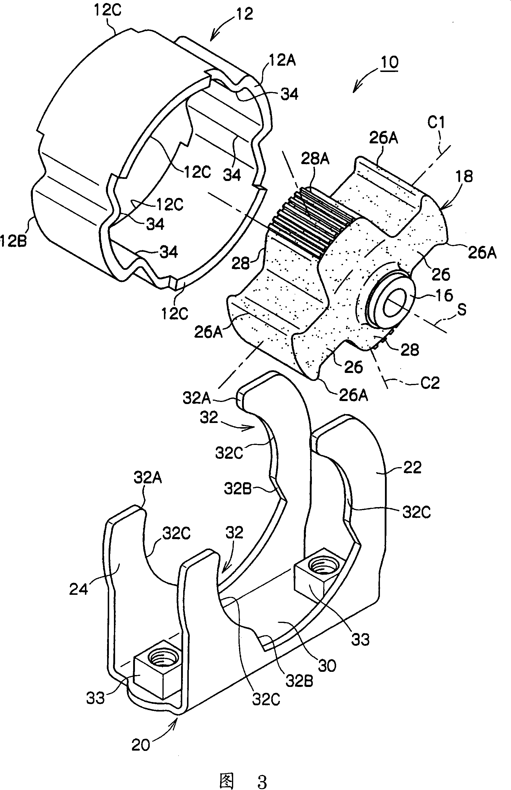 Vibration isolating device