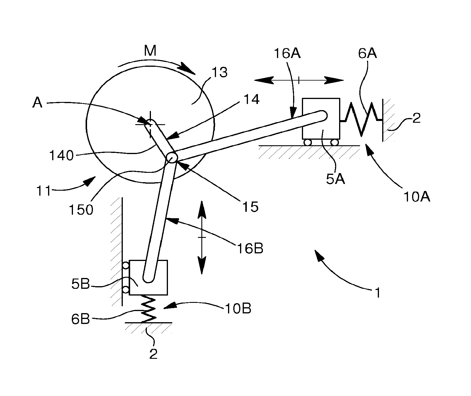 Timepiece oscillator mechanism