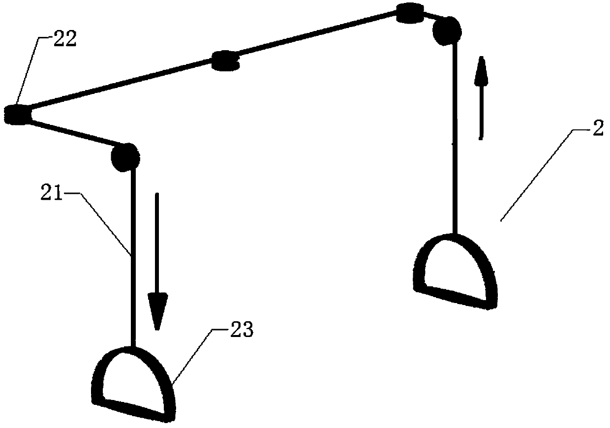 Manual limb rehabilitation exerciser