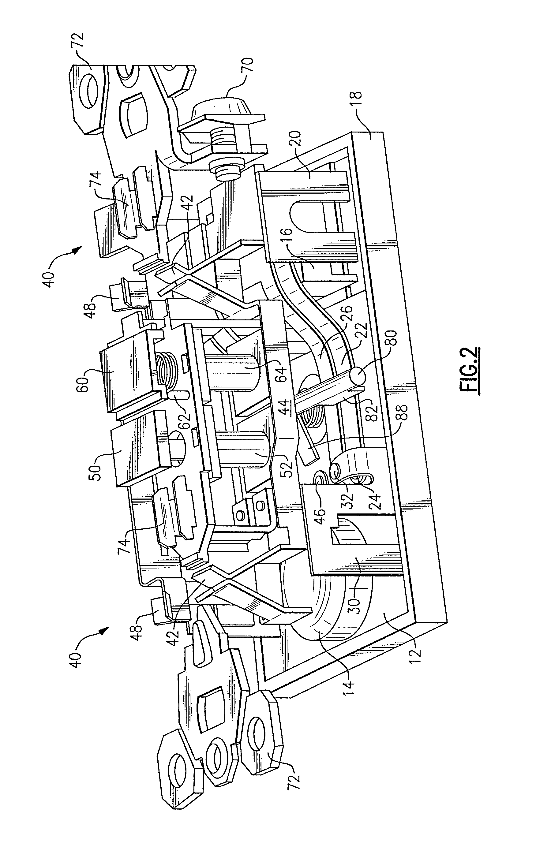 Protection device with power to receptacle cut-off