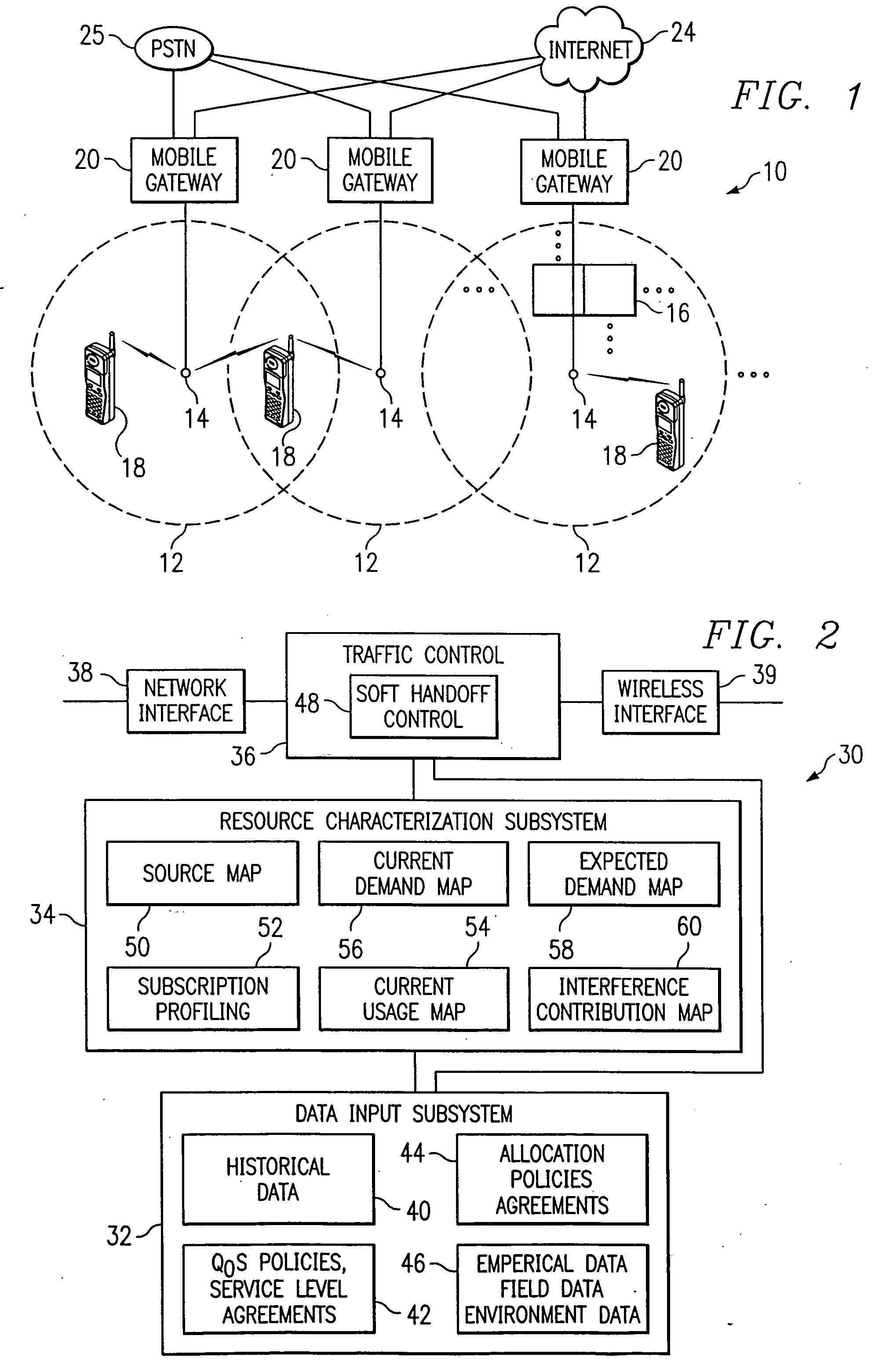 Method and system for dynamic soft handoff resource allocation in a wireless network