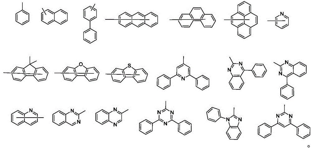 Bipolar body organic electroluminescent material and application thereof