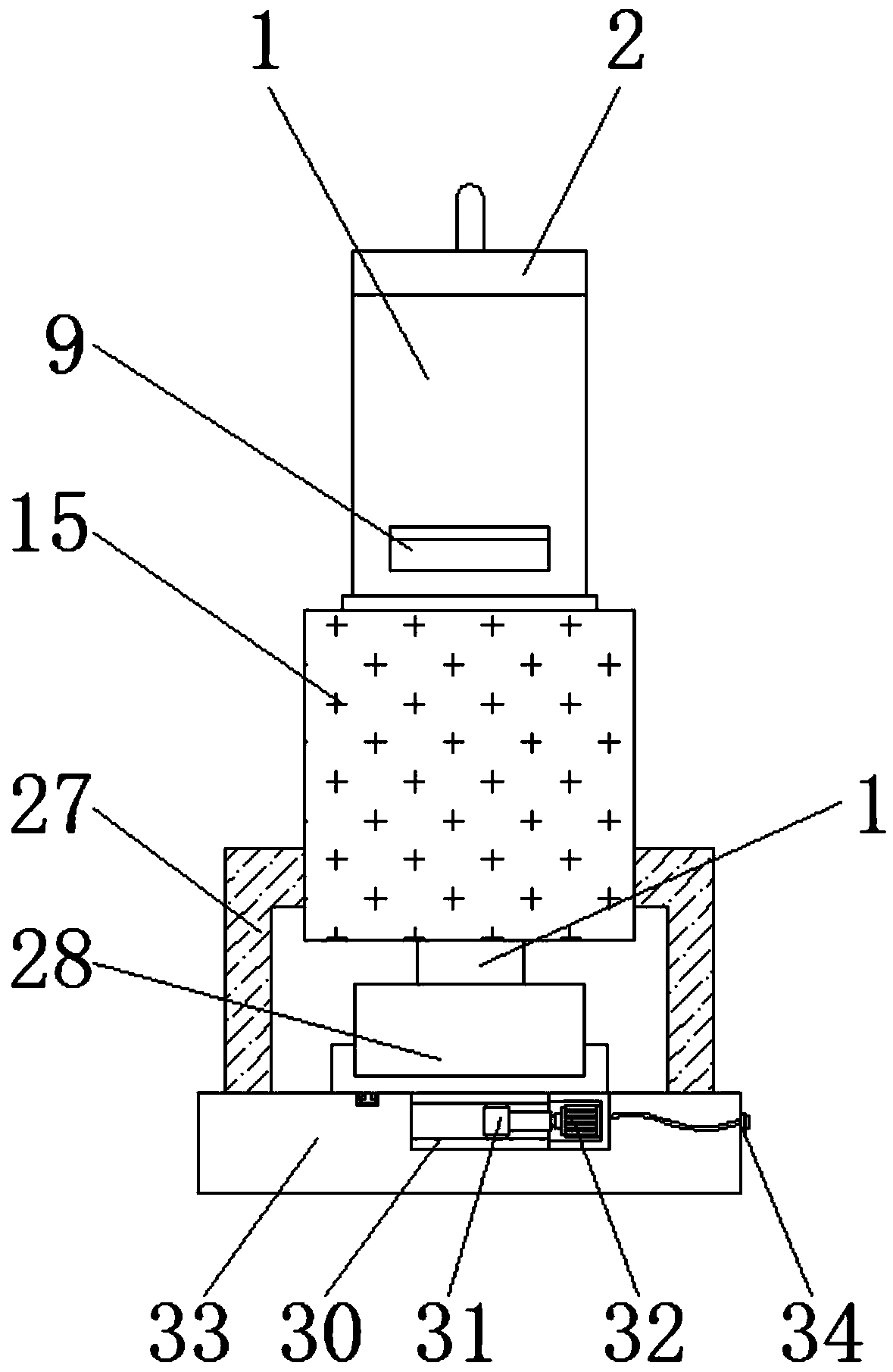 Meat ball processing device capable of preventing adhesion, for food processing