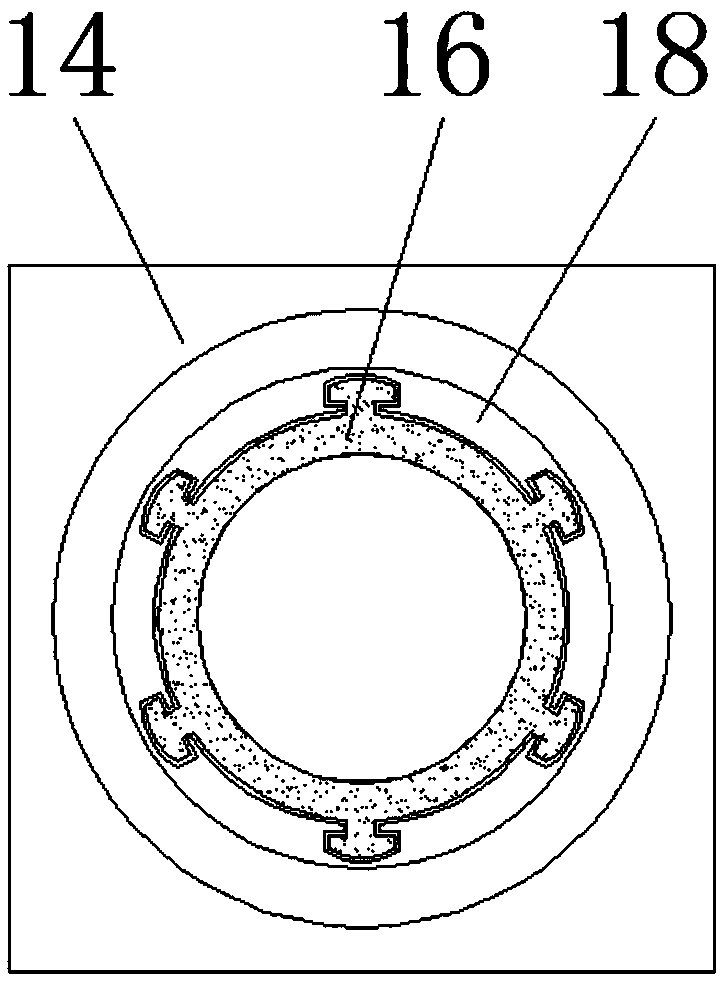 Meat ball processing device capable of preventing adhesion, for food processing