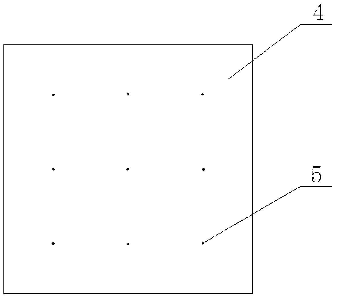 Constructional phase change energy storage plate and manufacturing method thereof