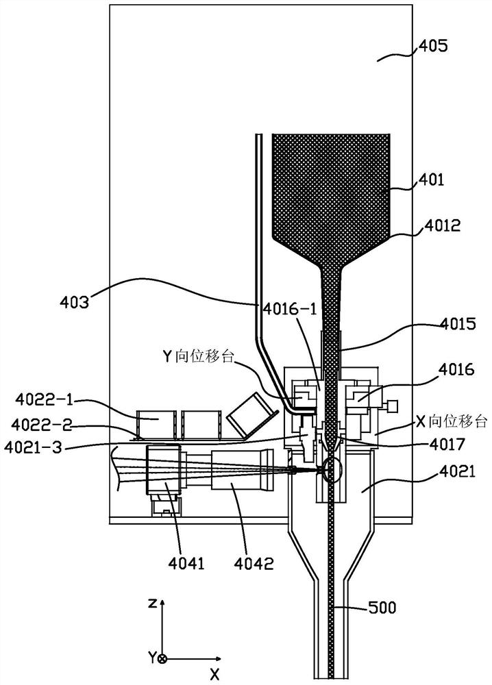 A current-carrying laser-induced breakdown spectroscopy on-line composition analyzer