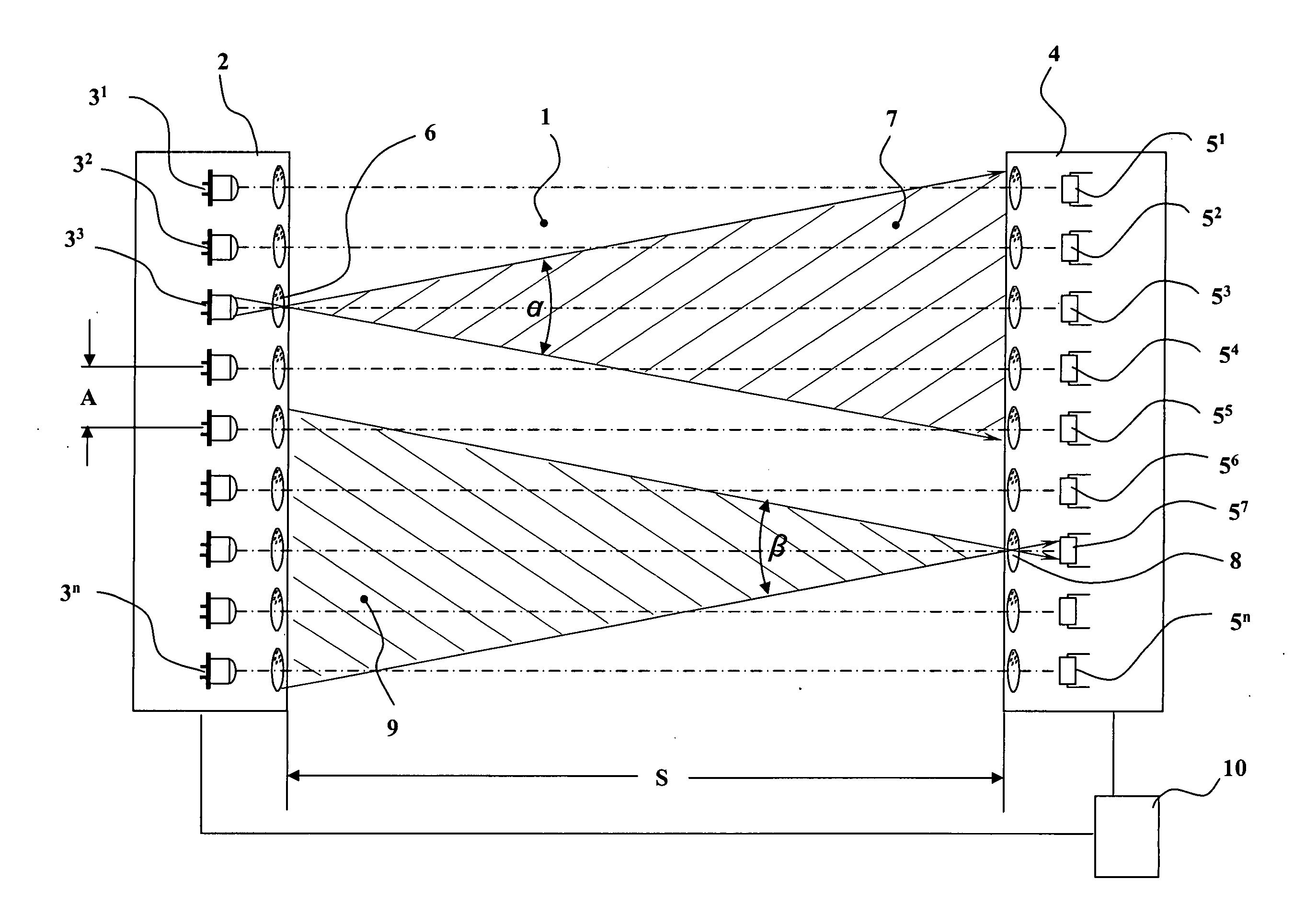 Method and apparatus for monitoring surfaces