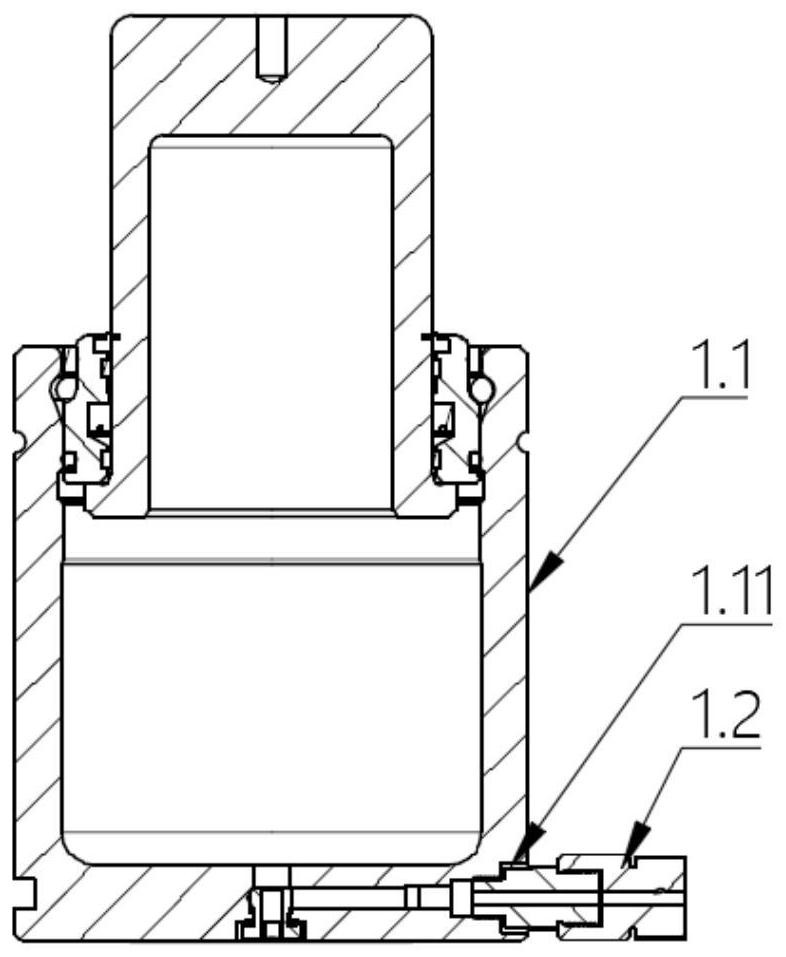 Nitrogen spring with self-induction monitoring function and pressure monitoring system thereof