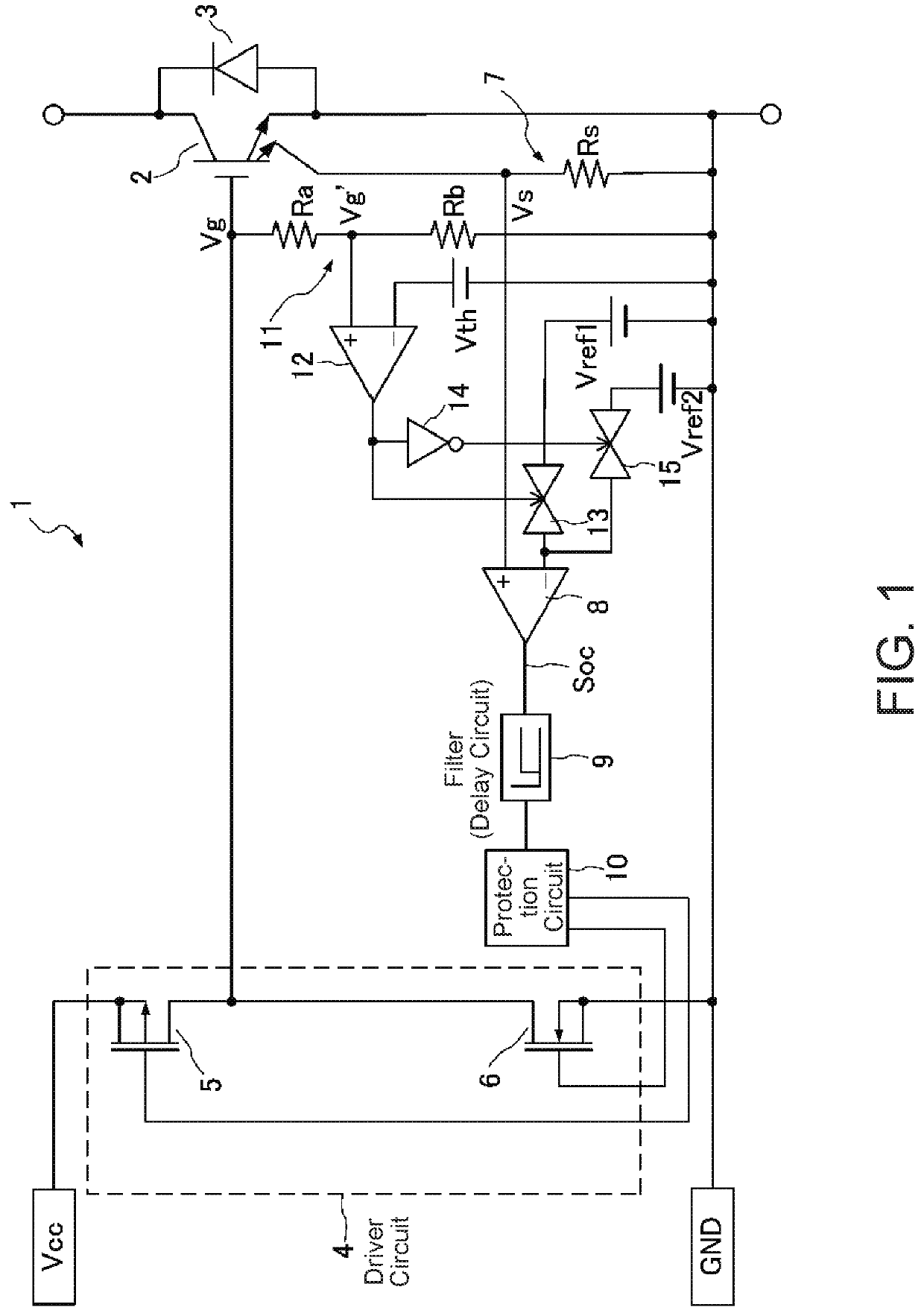 Semiconductor device driving device