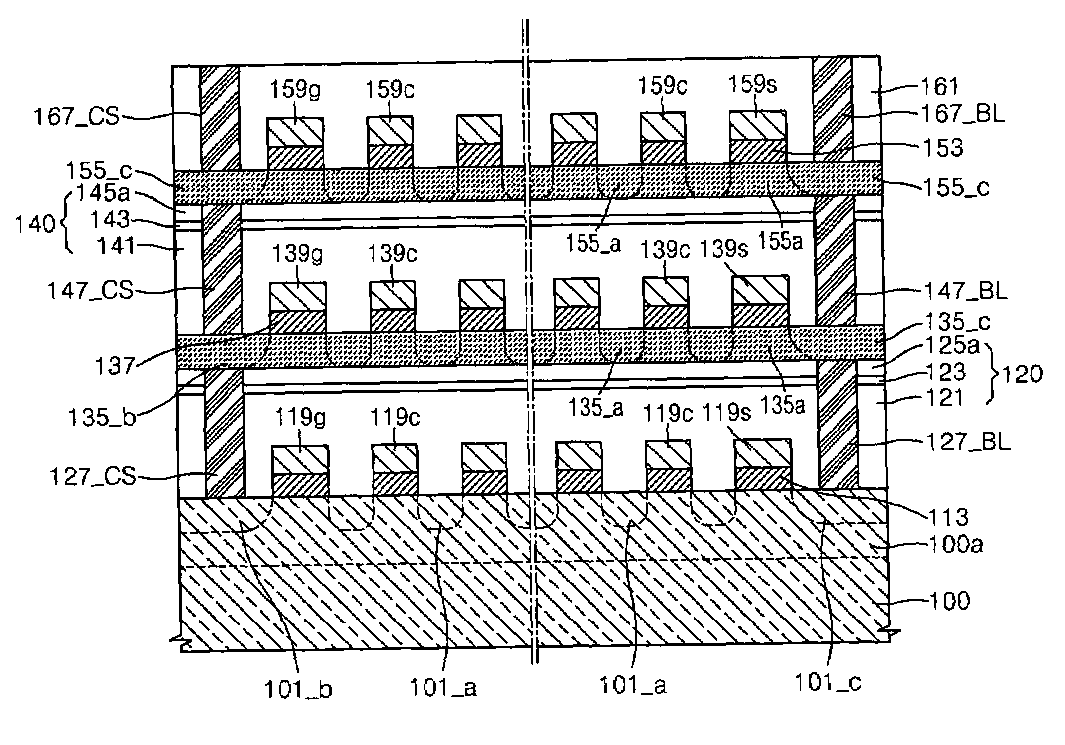 Nonvolatile memory transistor having poly-silicon fin, stacked nonvolatile memory device having the transistor, method of fabricating the transistor, and method of fabricating the device