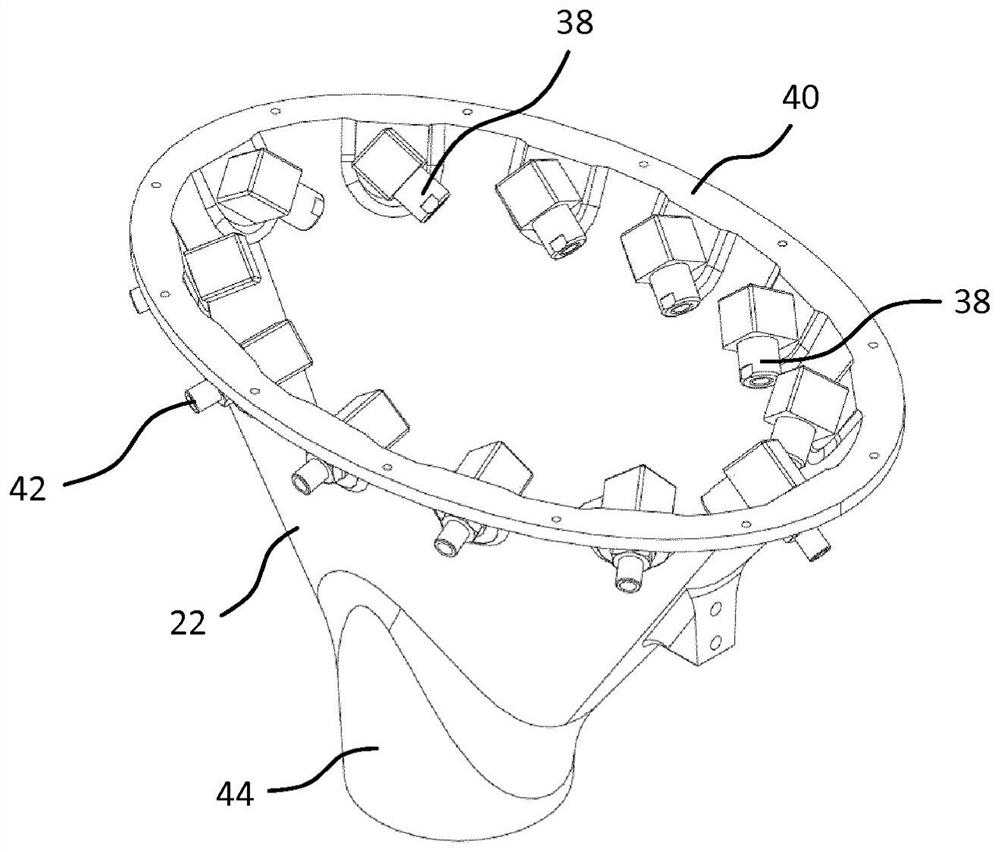 Device and method for jointly feeding plastic granules and liquid into a purification device