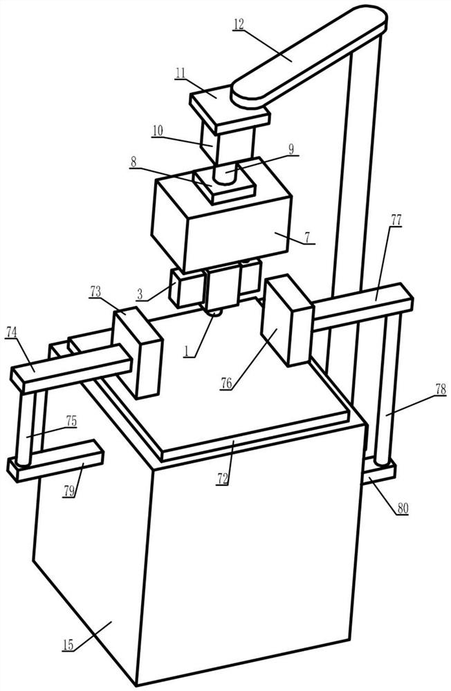 Milling cutter clamp and milling cutter of numerical control milling machine