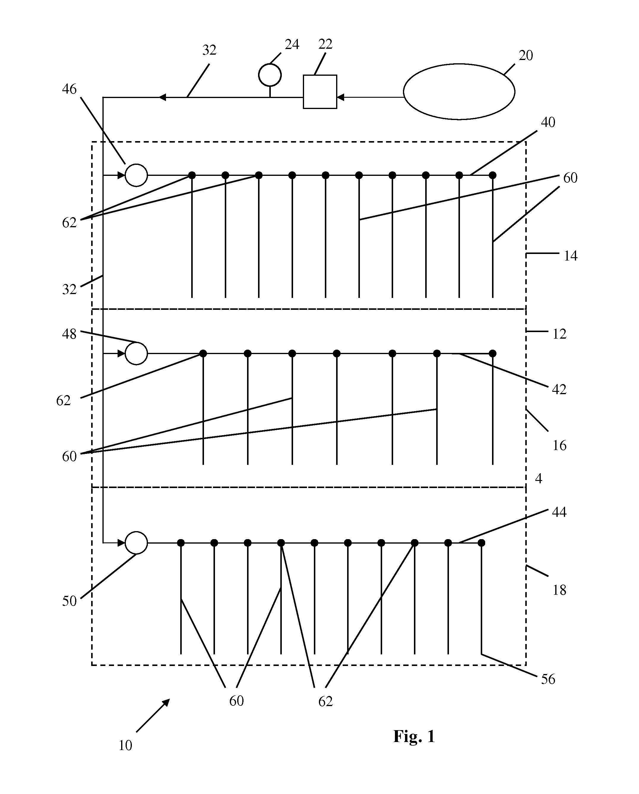 Method and composition for agricultural potassium fertigation