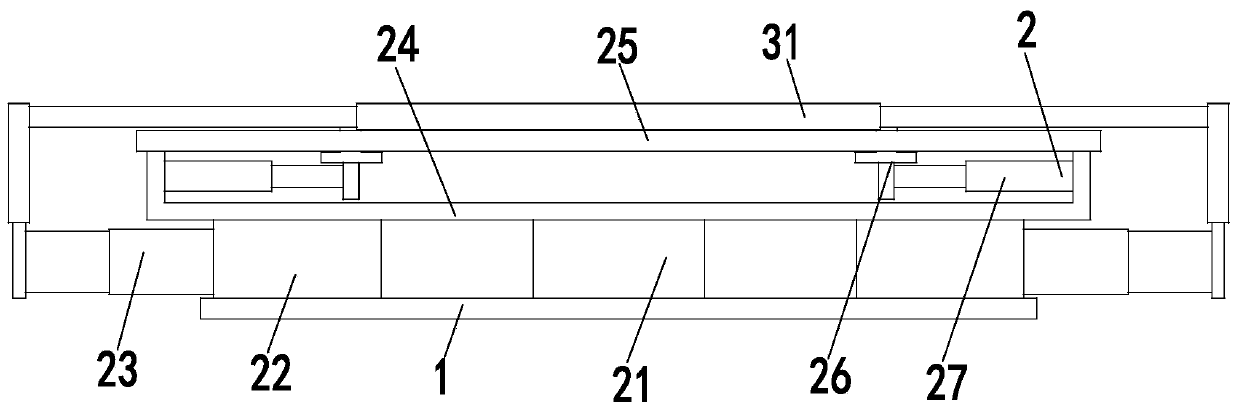 A box-type plastic pallet for logistics transportation