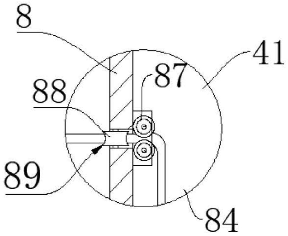 Charging device of mobile charging vehicle