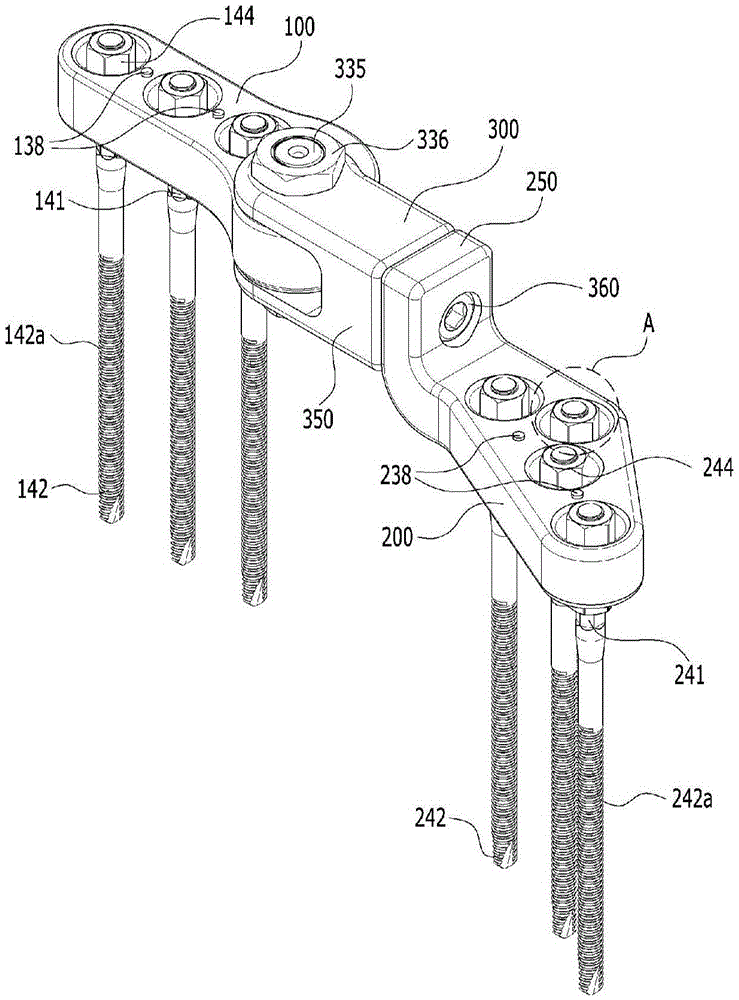 Knee joint brace enabling three-dimensional movement