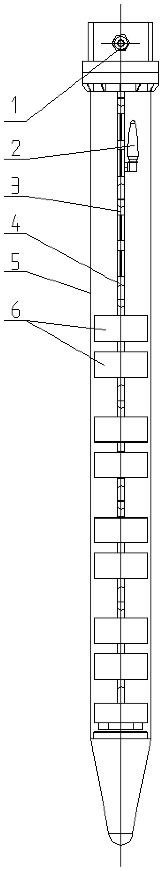 Capacitive multi-layer soil moisture detecting device