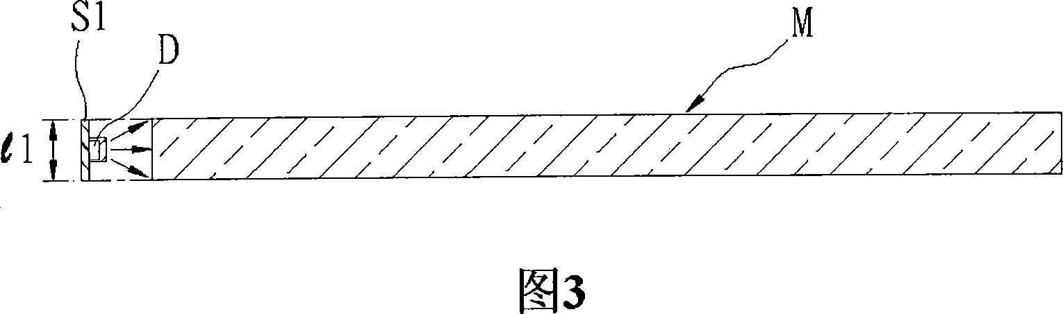 Packaging method for LED with high cooling efficiency and packaging structure thereof