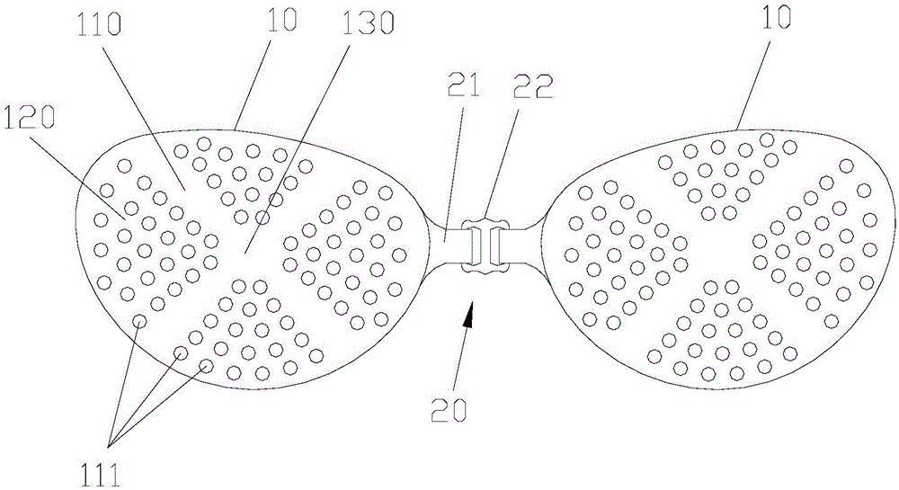 Silica gel bra in multi-layer combination as well as preparation method of silica gel bra